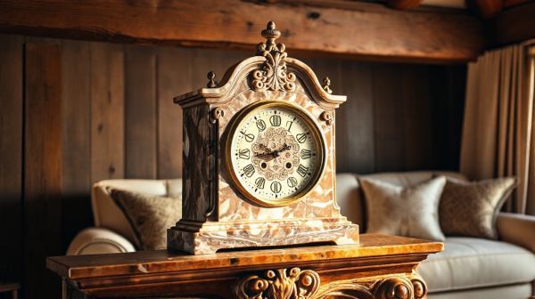 Top Reasons to Add Antique Marble Mantel Clocks to Your Decor