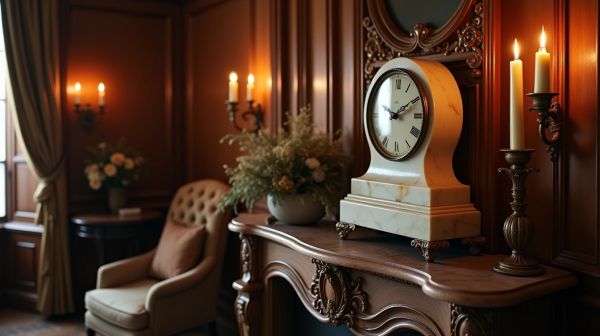 Why choosing antique marble mantel clocks enhances your decor